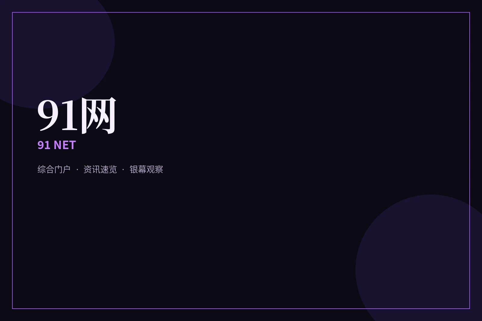 门页：从这里认识91网